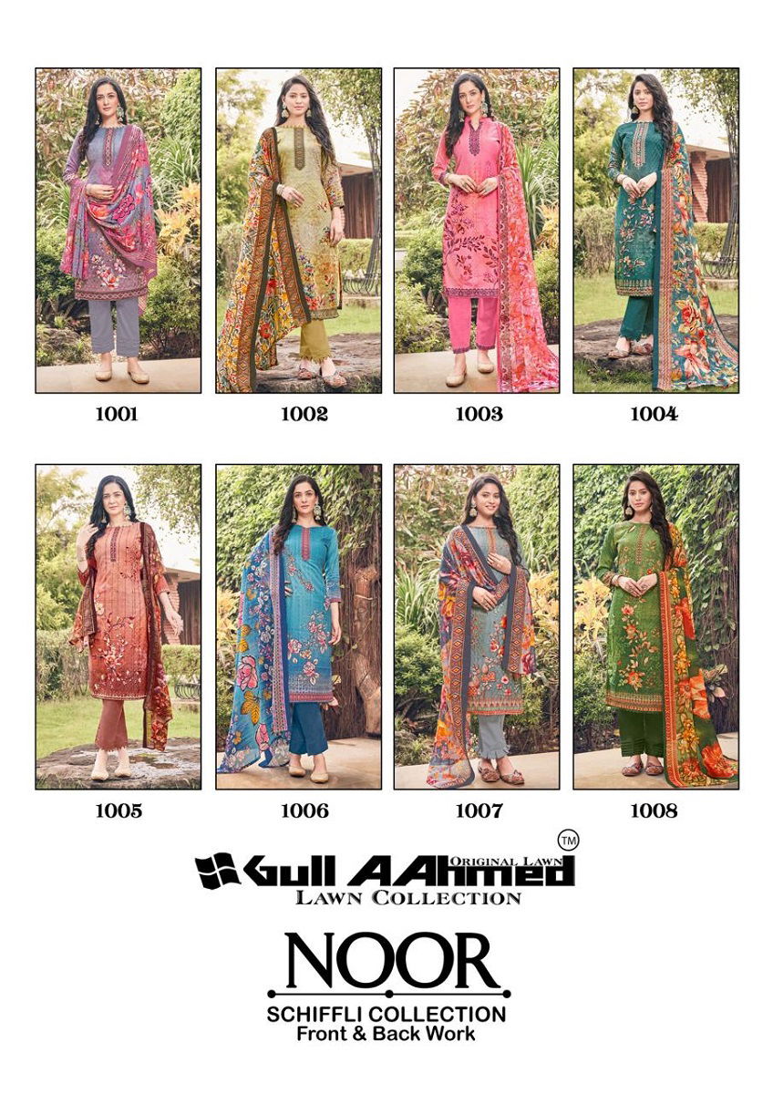 Gull Aahmed Noor Vol 1 Karachi Cotton Dress Material Catalog
